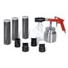 vidaXL Kit sabbiatura ad aria 3 Bottiglie di sabbie & 4 pz ugelli