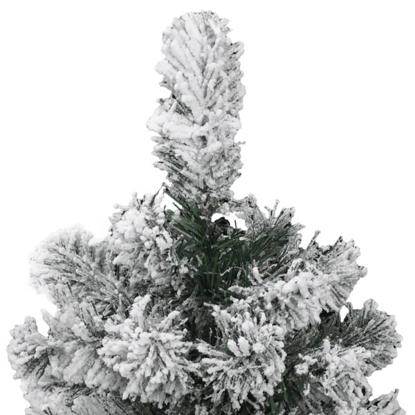 vidaXL Albero Natale Artificiale Incernierato con Neve Fioccata 150 cm