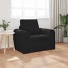 vidaXL Divano Letto Pieghevole Nero 98 x 71 x 83 cm Velluto