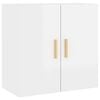 vidaXL Armadietto a Muro Bianco Lucido 60x30x60 cm Legno Multistrato