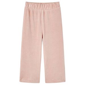 Pantaloni per Bambini in Velluto a Coste Rosa Chiaro 116
