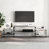 vidaXL Mobile Porta TV Grigio Sonoma 197x35x52 cm in Legno Multistrato