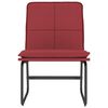 vidaXL Sedia Lounge Rosso Vino 54x75x76 cm in Similpelle