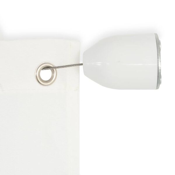 vidaXL Tenda Parasole Verticale in Tessuto Oxford 140x240 cm Bianca