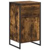 vidaXL Credenza Rovere Fumo 43 x 36 x 75,5 cm Legno ingegnerizzato