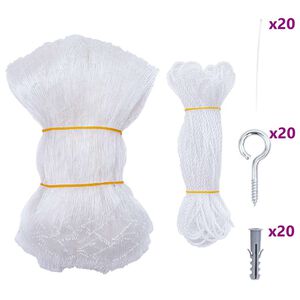 vidaXL Rete per Gatti Trasparente 3x2 m in Nylon