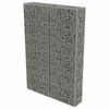 vidaXL Gabbione con Copertura in Acciaio Zincato 100x20x150 cm