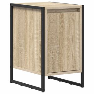 vidaXL Comodino Sonoma 39,5 x 30 x 50 cm Legno multistrato