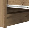 vidaXL Credenza Rovere Artigianale 80x35x76 cm in Legno Multistrato