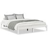vidaXL Letto Extra Lungo senza Materasso Bianco 140x210 cm in Pino