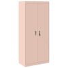 vidaXL Armadio Rosa 80 x 40 x 180 cm Acciaio