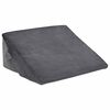 vidaXL Cuscino a Wedge Grigio 55 x 55 x 26 cm Schiuma Memory