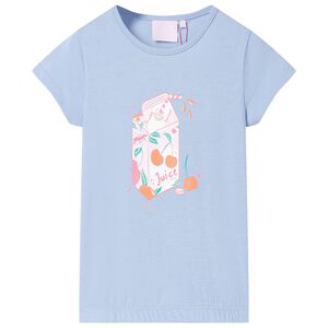 vidaXL Maglietta da Bambina Blu 92