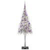 vidaXL Albero di Natale con 150 LED Bianco 150 cm PE e Acciaio