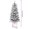 vidaXL Albero di Natale Artificiale con Rami Pieghevoli 120 cm