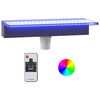 vidaXL Sfioratore a Cascata con LED RGB Acrilico 45 cm