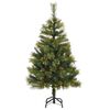 vidaXL Albero di Natale artificiale pieghevole con coni Verde 150 cm