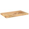 vidaXL Piano per Tavolo 50x30x2,5 cm Rettangolare Legno Massello Mango