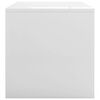 vidaXL Tavolino da Salotto Bianco Lucido 100x40x40cm Legno Multistrato