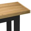vidaXL Scrivania NOAIN Gambe a Forma di U 120x50x75 cm Legno Massello
