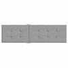 vidaXL Cuscino per Sdraio Grigio (75+105)x50x4 cm