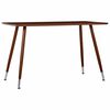 vidaXL Tavolo da Pranzo Marrone 120x60x74 cm in MDF