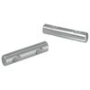 vidaXL Dado 2 pcs Zincato 60 x 12 mm Ferro