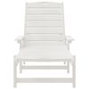 vidaXL Mobili da lounge da giardino 2 pcs Bianco 53 x 195.5 x 30cm