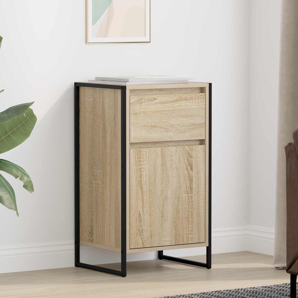 vidaXL Credenza Sonoma 81 x 36 x 150.5 cm Legno multistrato