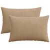 vidaXL Federa 2 pcs HEERLEN Marrone 40 x 60 cm corduroy