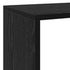 vidaXL Libreria divisoria Rovere Nero 137,5 x 29 x 103,5 cm