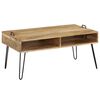 vidaXL Tavolino da Salotto in Legno Massello di Mango 100x60x45 cm