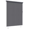 vidaXL Tenda a rullo Rigato Antracite 200 x 250 cm Tessuto e Alluminio