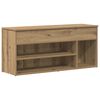 vidaXL Scarpiera Rovere Artigianale 102x30,5x45 cm Legno Multistrato