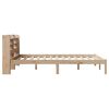 vidaXL Letto senza Materasso 120x190 cm in Legno Massello di Pino