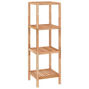 vidaXL Scaffale da Bagno 36x36x112 cm in Legno Massello di Noce