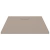 vidaXL Piatto Doccia in SMC Marrone 100x80 cm