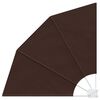 vidaXL Schermo di Privacy per Balcone 160 x 160 cm Poliestere Marrone
