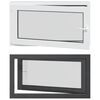 vidaXL Finestra per Soffitta RISOR 110 x 70 cm PVC e Vetro Antracite