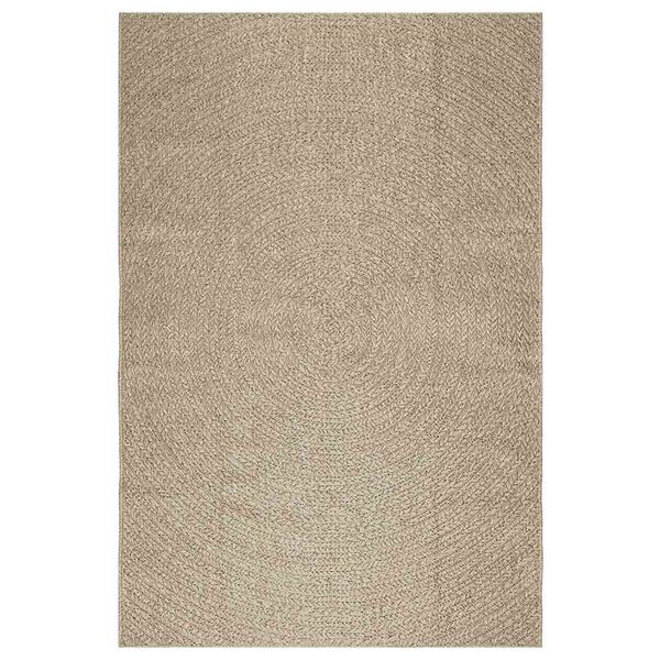 vidaXL Tappeto ZIZUR Beige 160x230 cm Aspetto Iuta Interni ed Esterni