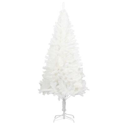 vidaXL Albero di Natale Artificiale con Aghi Realistici Bianco 210 cm