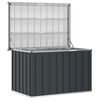 vidaXL Baule da Giardino Antracite 109x67x65 cm