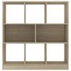 vidaXL Libreria Rovere Sonoma 97,5x29,5x100 cm in Legno Multistrato