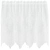 vidaXL Tenda in Pizzo Bianco 120 x 150 cm Poliestere