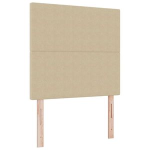 vidaXL Testiera Grigio Verde Chiaro 80 cm Tessuto in Cords