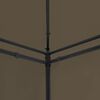 vidaXL Gazebo con Tende 600x298x270 cm Grigio Talpa 180 g/m²