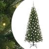 vidaXL Albero di Natale artificiale Verde 180 cm PE e PVC