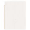 vidaXL Pensili 2 pz Bianchi 30x30x40 cm in Legno Massello di Pino