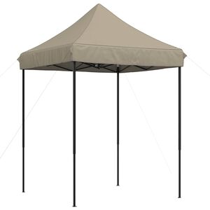vidaXL Tenda Party 200 x 200 x 306 cm Tortora Tessuto Oxford