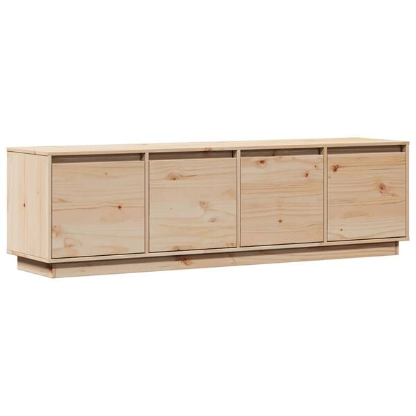 vidaXL Mobile Porta TV 156x37x45 cm in Legno Massello di Pino